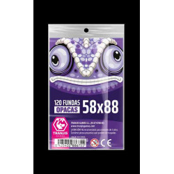FUNDAS CAMALEON MORADO OPACAS (58 X88mm)Tranjis